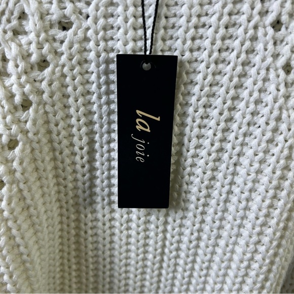 La Joie Women’s Cream Crewneck Knit Sweater Size 3X - Picture 5 of 11